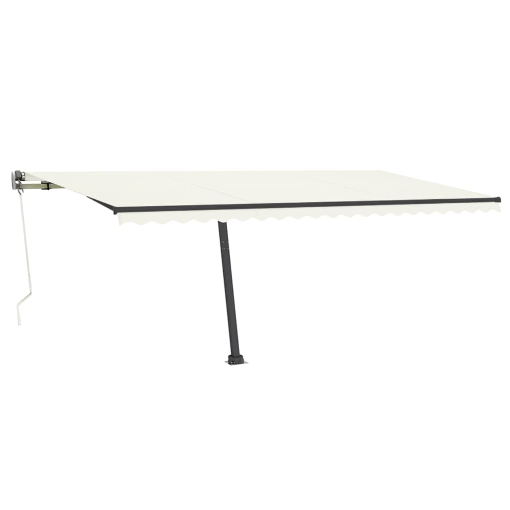 Standmarkise Automatisch 500x350 cm Cremeweiß