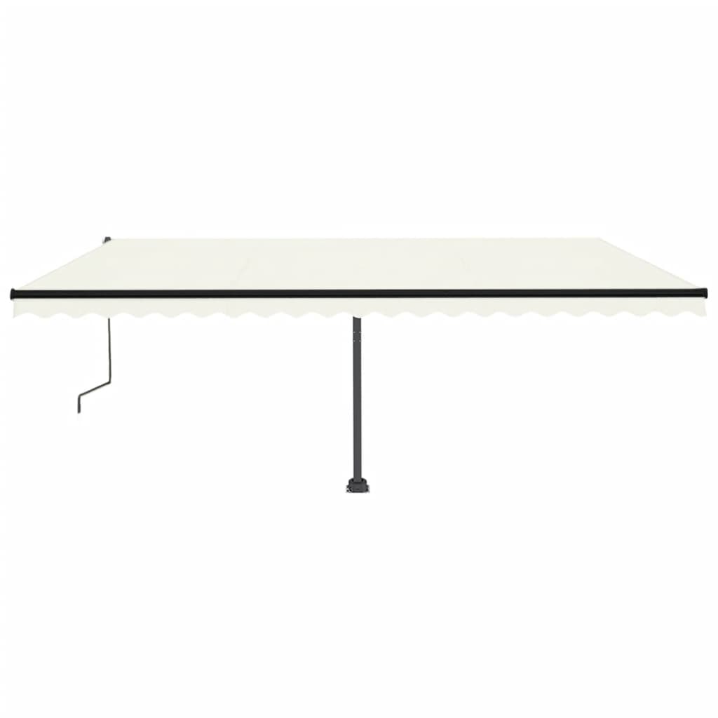Standmarkise Automatisch 500x350 cm Cremeweiß