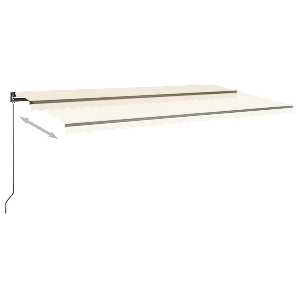 Standmarkise Automatisch 600x350 cm Creme