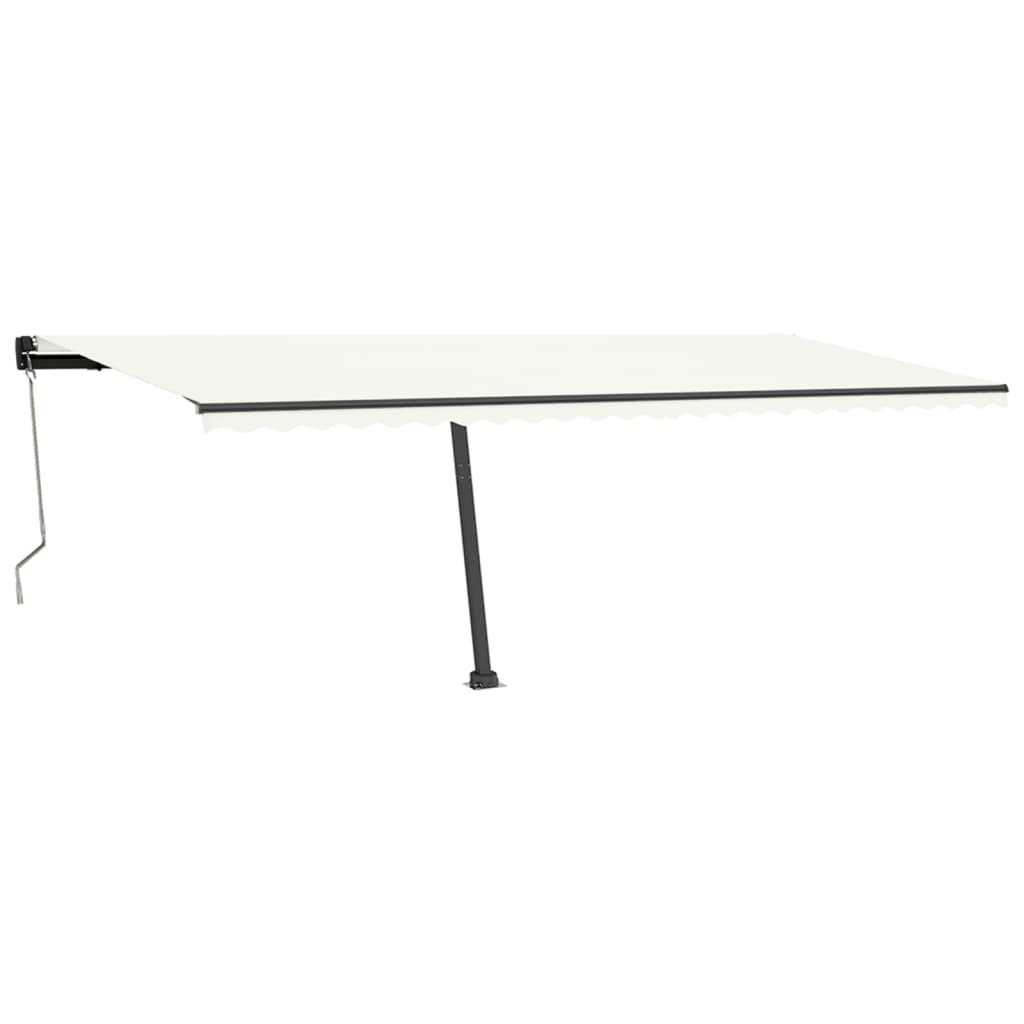 Automatische Markise mit LED & Windsensor 600x350 cm Creme