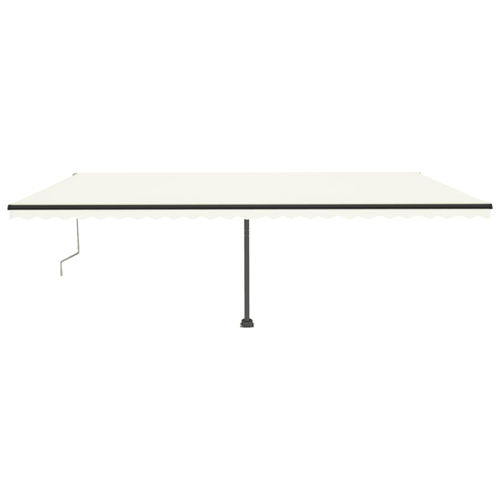 Automatische Markise mit LED & Windsensor 600x350 cm Creme