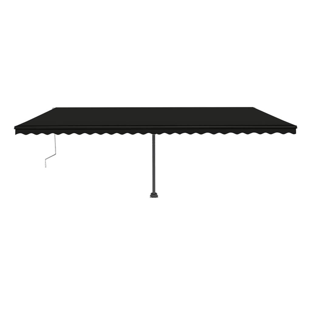 Automatische Markise mit LED & Windsensor 600x350 cm Anthrazit