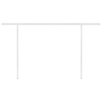 Thumbnail for Gelenkarmmarkise Automatisch mit Pfosten 4x3 m Gelb und Weiß