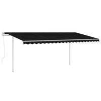 Thumbnail for Automatische Markise mit LED & Windsensor 5x3,5 m Anthrazit