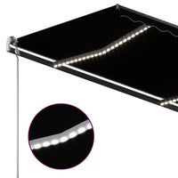 Thumbnail for Automatische Markise mit LED & Windsensor 4x3 m Anthrazit