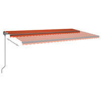 Thumbnail for Automatische Markise mit LED & Windsensor 6x3 m Orange & Braun