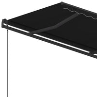 Thumbnail for Gelenkarmmarkise Automatisch mit Pfosten 4,5x3,5 m Anthrazit