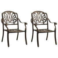 Thumbnail for 3-tlg. Bistro-Set Aluminiumguss Bronzen