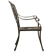 Thumbnail for 3-tlg. Bistro-Set Aluminiumguss Bronzen