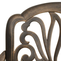 Thumbnail for 3-tlg. Bistro-Set Aluminiumguss Bronzen