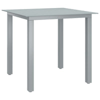 Thumbnail for 5-tlg. Garten-Essgruppe Aluminium Silbern und Schwarz