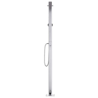 Thumbnail for Gartendusche mit Grauer Bodenplatte 220 cm Aluminium