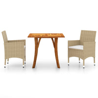 Thumbnail for 3-tlg. Garten-Essgruppe Beige