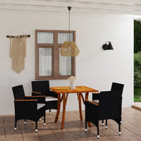 Thumbnail for 5-tlg. Garten-Essgruppe Schwarz