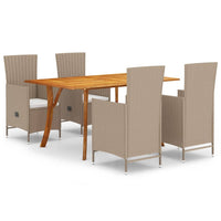 Thumbnail for 5-tlg. Garten-Essgruppe Beige