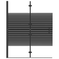 Thumbnail for Faltbare Duschkabine ESG 100x140 cm Schwarz