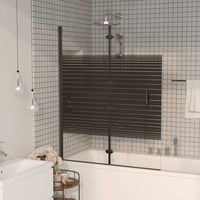 Thumbnail for Faltbare Duschkabine ESG 120x140 cm Schwarz