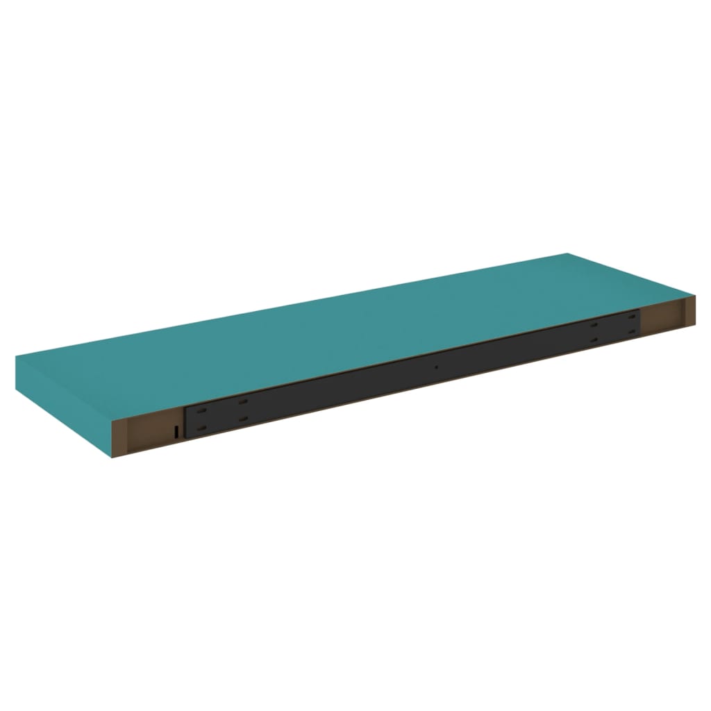 Schweberegal Blau 80x23,5x3,8 cm MDF