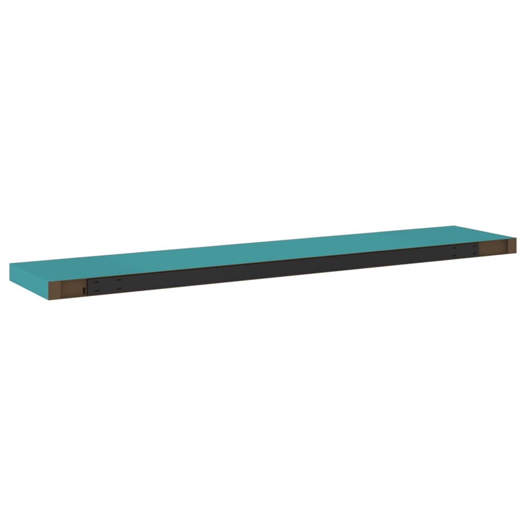 Schweberegal Blau 120x23,5x3,8 cm MDF