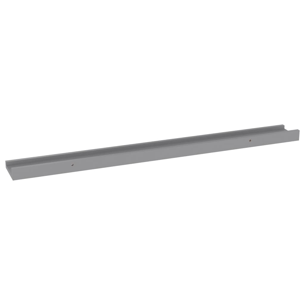 Wandregale 4 Stk. Grau 80x9x3 cm