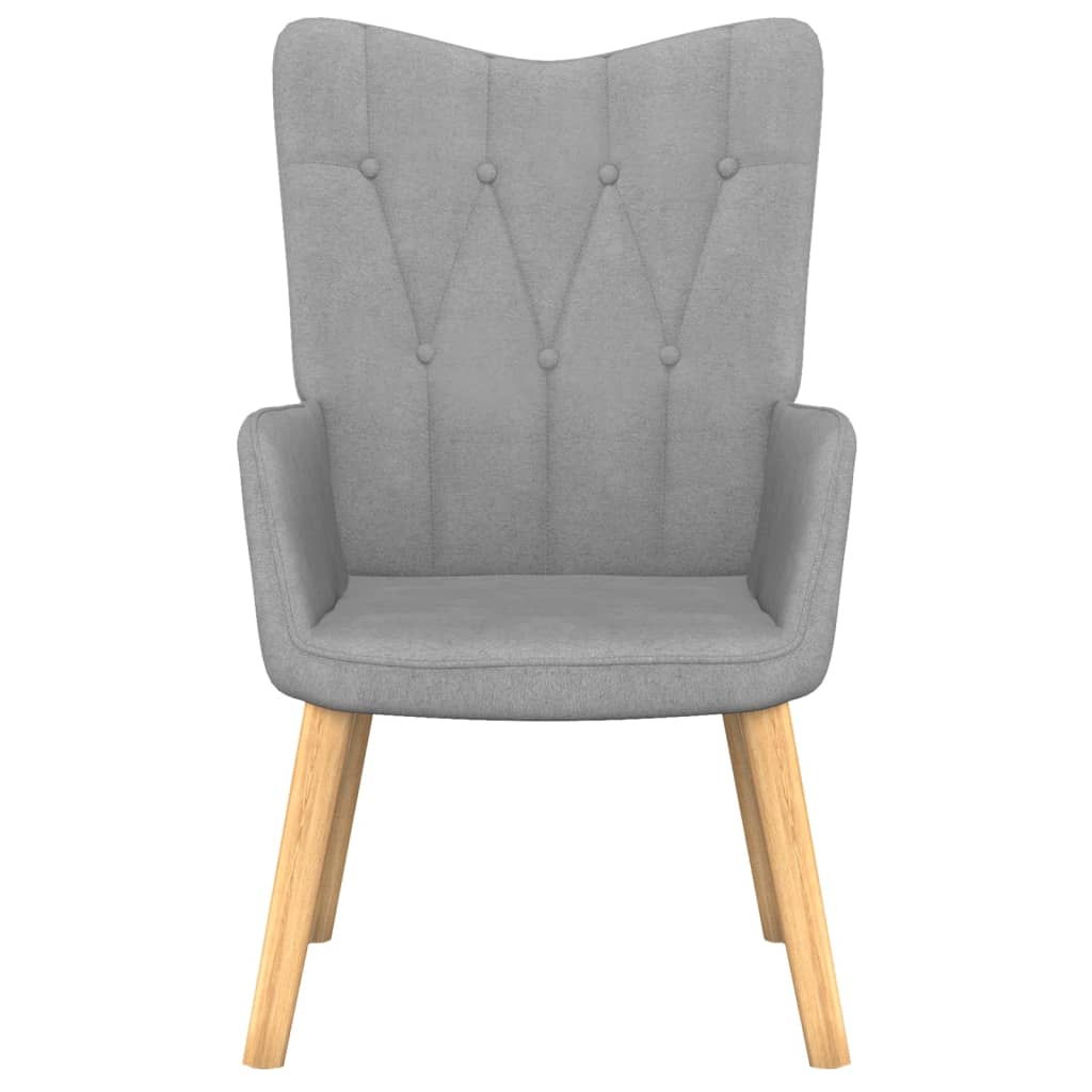 Relaxsessel Hellgrau Stoff