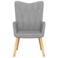 Thumbnail for Relaxsessel Hellgrau Stoff