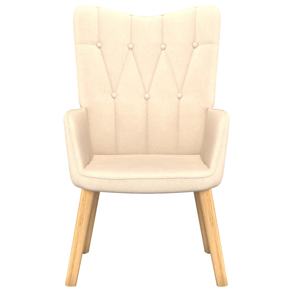 Relaxsessel Creme Stoff