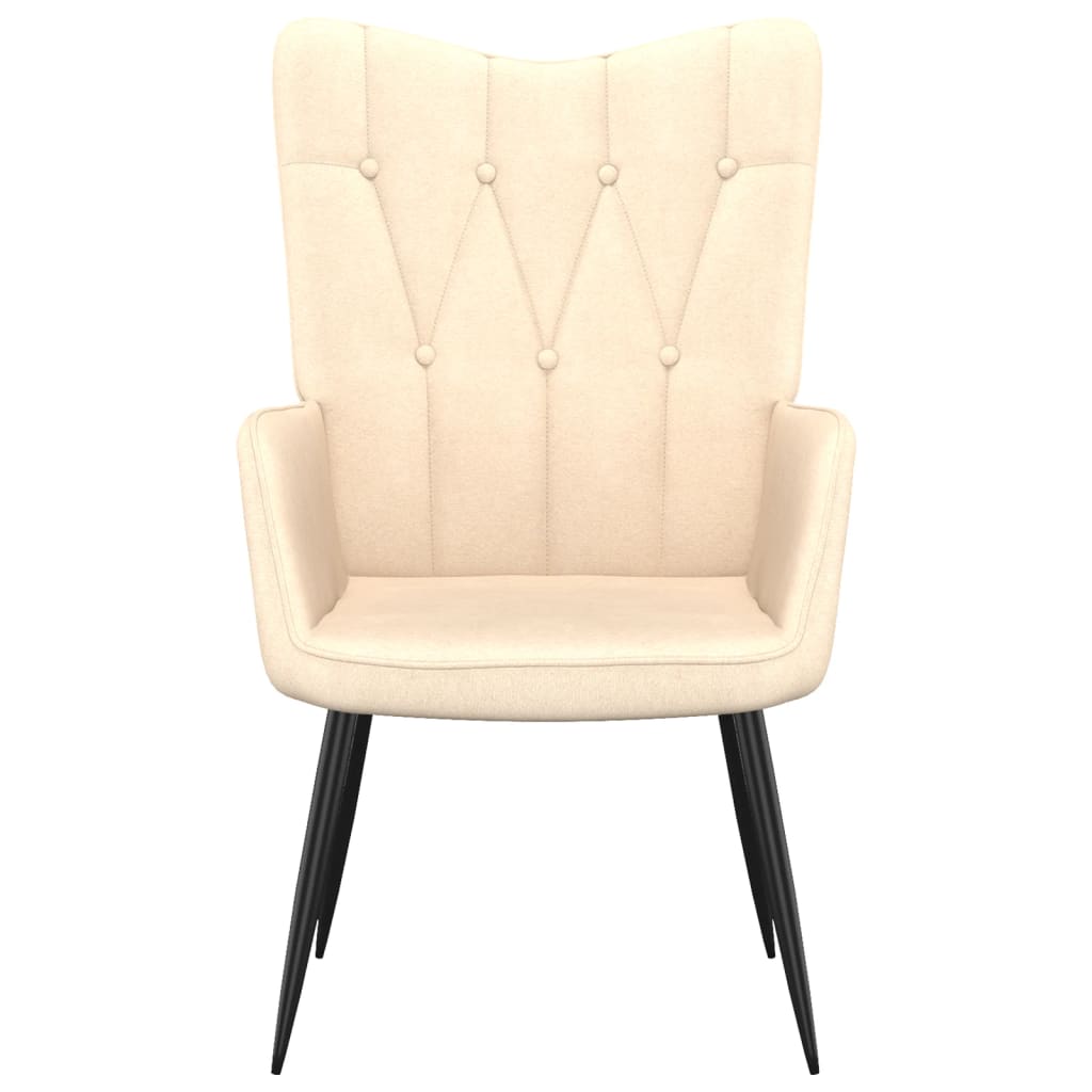 Relaxsessel Creme Stoff