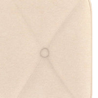 Thumbnail for Relaxsessel mit Hocker Creme Stoff