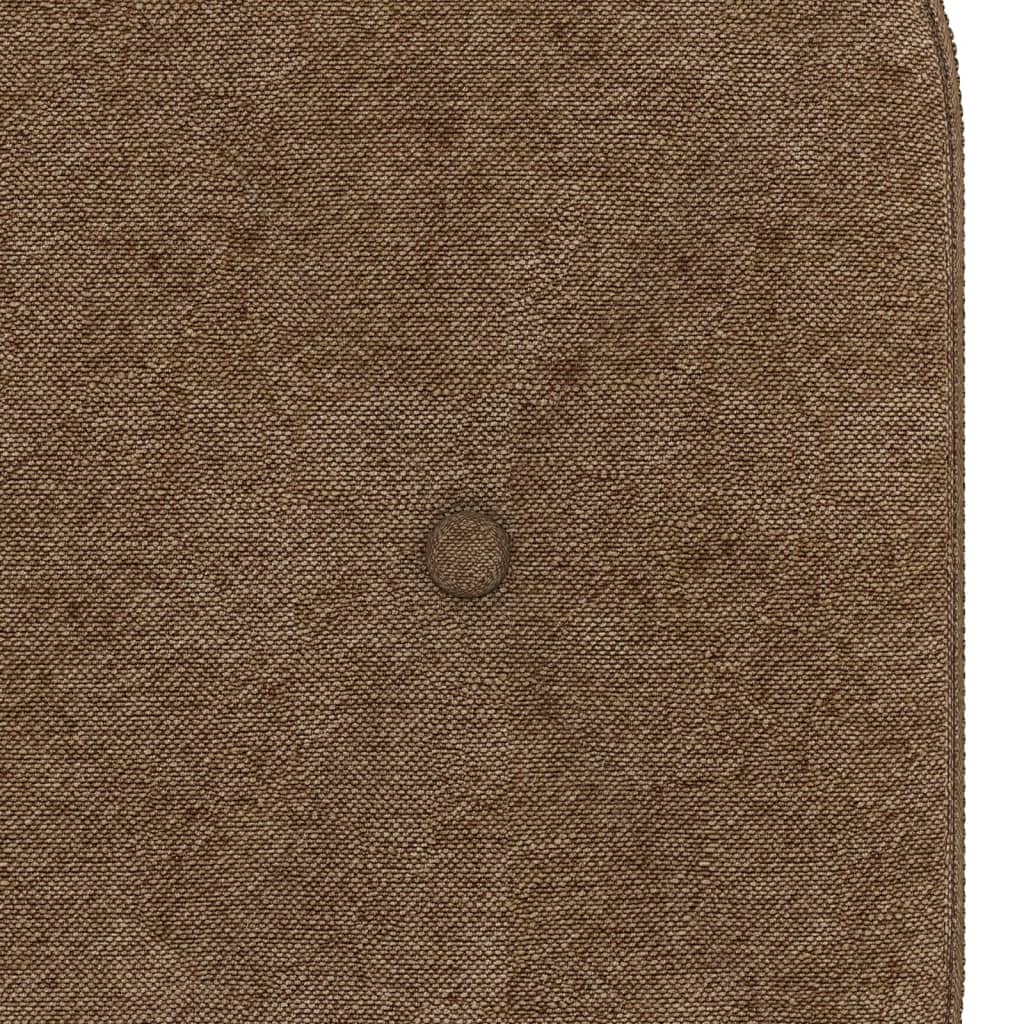 Relaxsessel mit Hocker Taupe Stoff