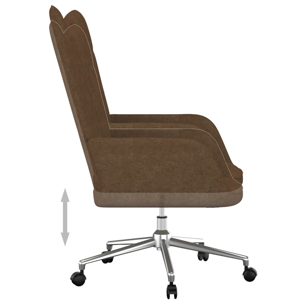 Relaxsessel Braun Stoff