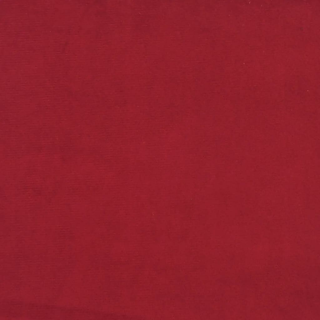 Schaukelstuhl Samt Weinrot
