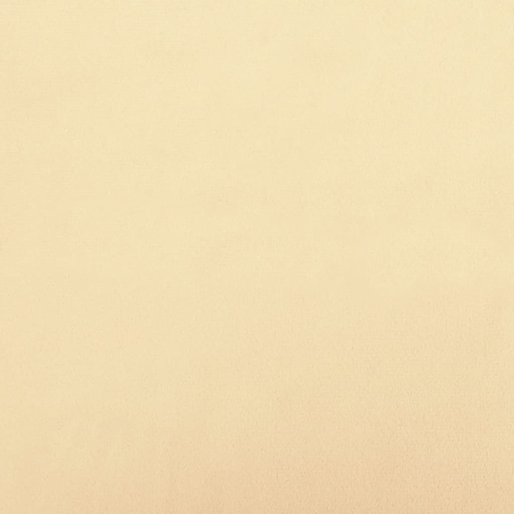 Relaxsessel Cremeweiß Samt und PVC