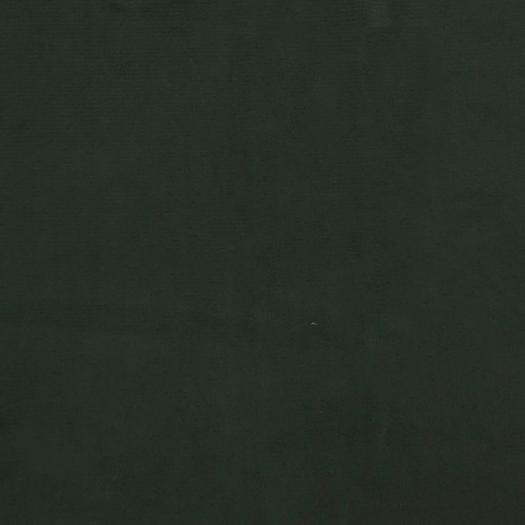 Relaxsessel mit Hocker Dunkelgrün Samt und PVC