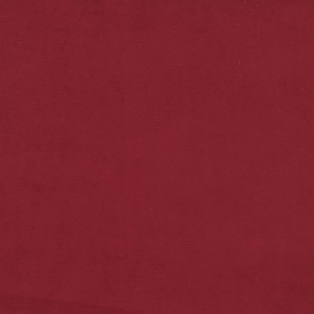 Relaxsessel Weinrot Samt