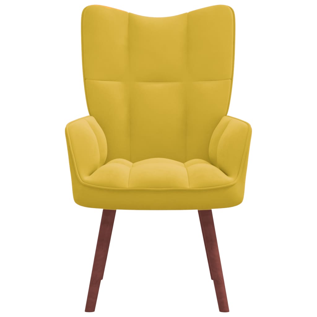 Relaxsessel Senfgelb Samt