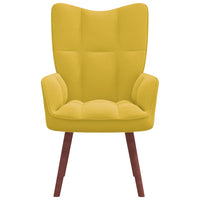 Thumbnail for Relaxsessel Senfgelb Samt
