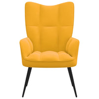 Thumbnail for Relaxsessel Senfgelb Samt