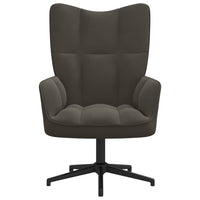 Thumbnail for Relaxsessel Dunkelgrau Samt