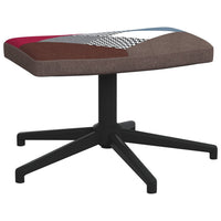 Thumbnail for Relaxsessel mit Hocker Patchwork Stoff