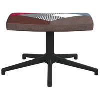 Thumbnail for Relaxsessel mit Hocker Patchwork Stoff