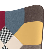 Thumbnail for Schaukelstuhl Patchwork Stoff