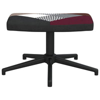 Thumbnail for Relaxsessel mit Hocker Patchwork Stoff