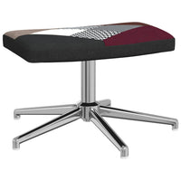 Thumbnail for Relaxsessel mit Hocker Patchwork Stoff