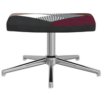 Thumbnail for Relaxsessel mit Hocker Patchwork Stoff