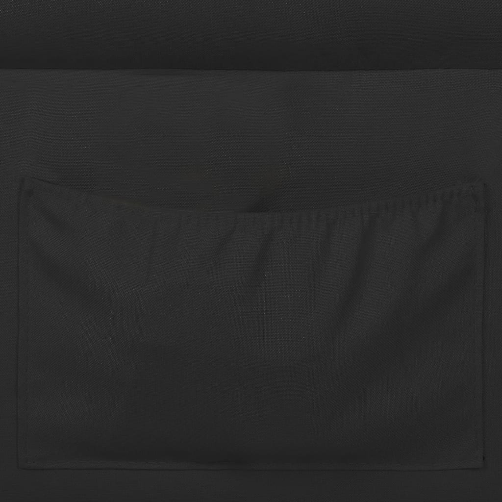 Relaxsessel Verstellbar Schwarz Stoff