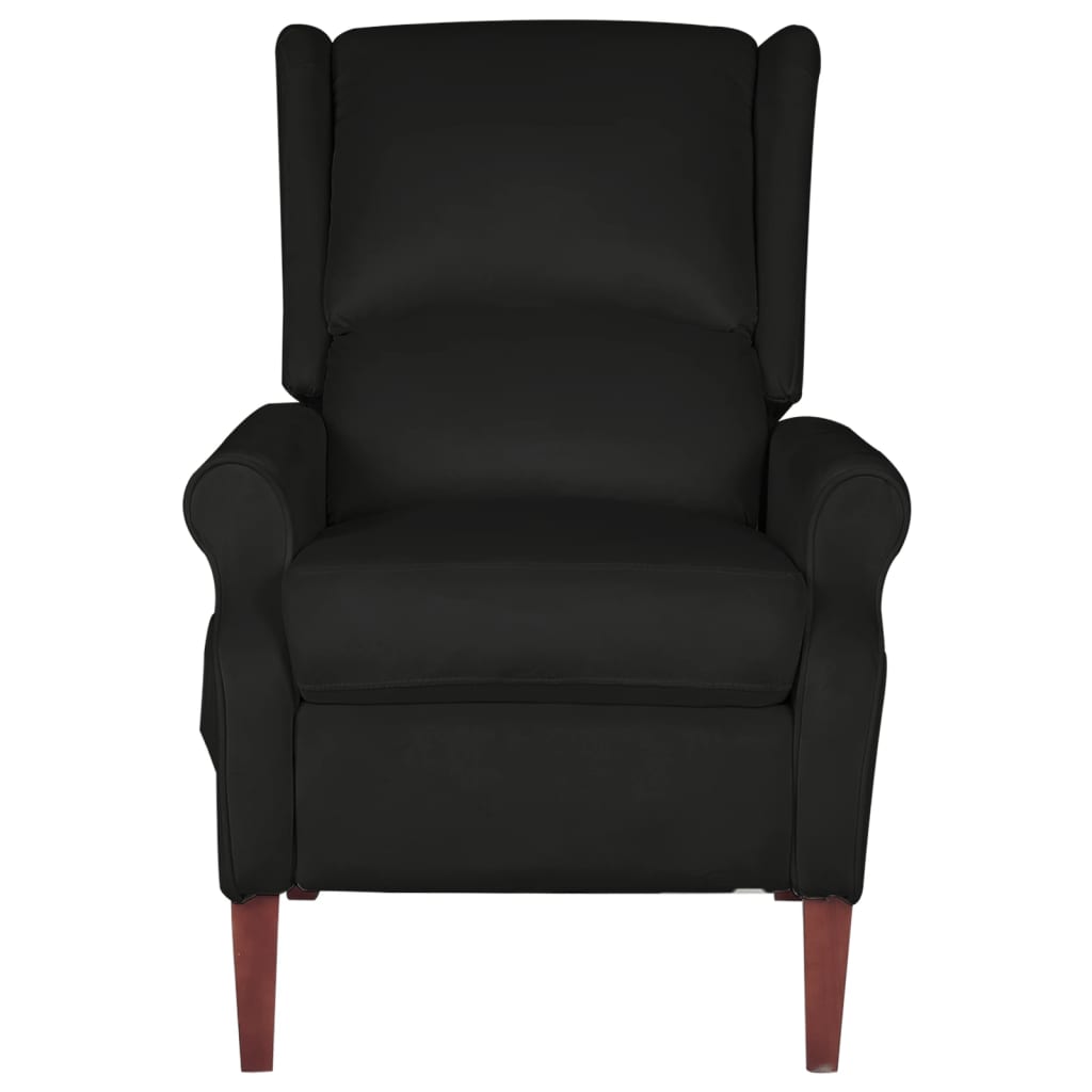 Massagesessel Schwarz Samt