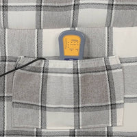 Thumbnail for Massagesessel Grau Stoff