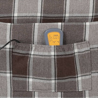 Thumbnail for Massagesessel Braun Stoff