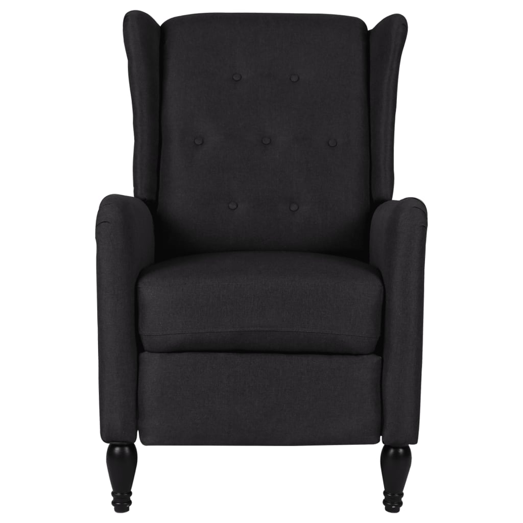 Massagesessel Schwarz Stoff